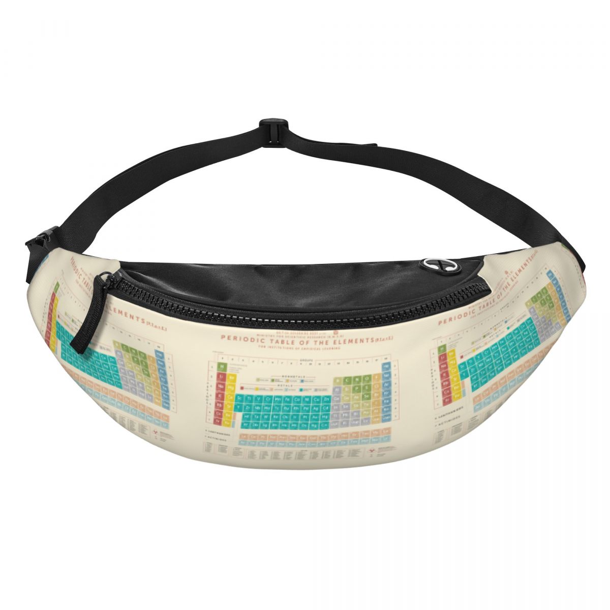 Travel Accessories Pouch For Men - 멋진 요소가 있는 주기율표 패니 팩