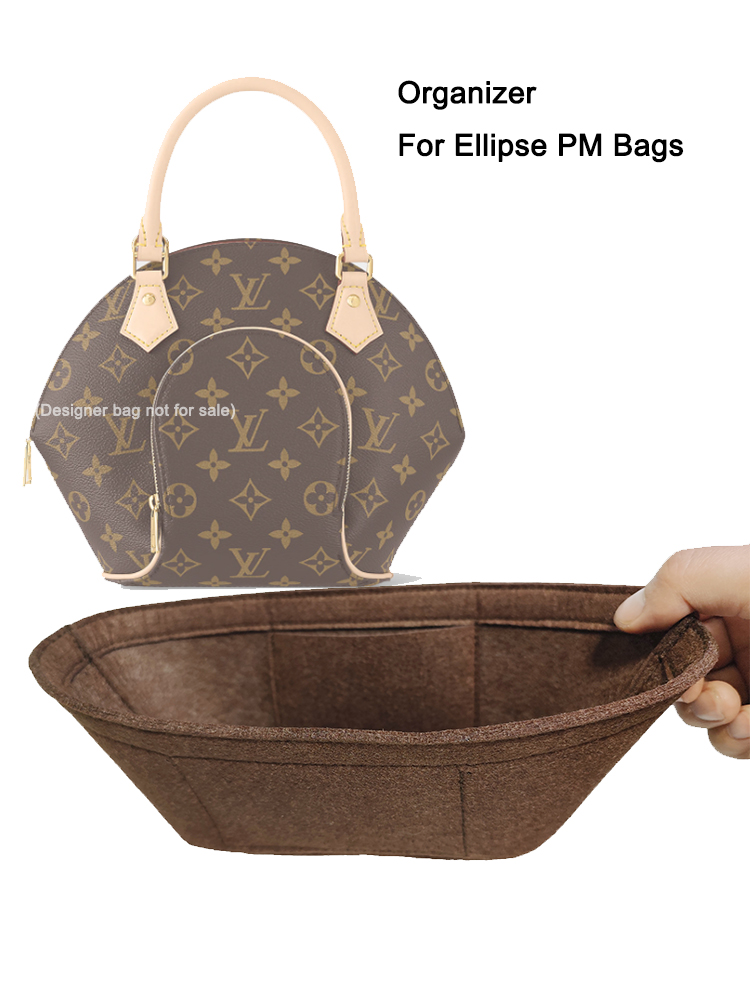 Travel Accessories Lv - 타원형 PM 펠트 삽입 가방 정리용