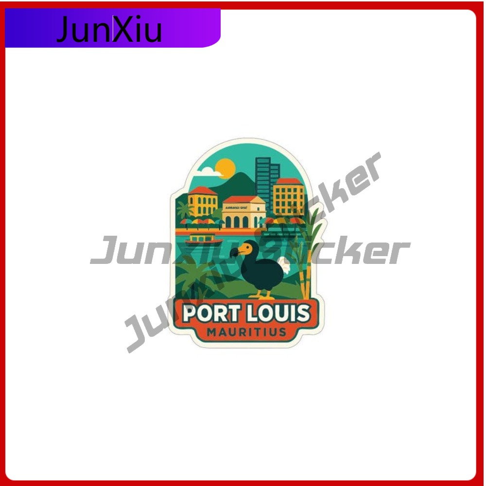 Travel Accessories Mauritius - 포트 루이스 모리셔스 도시 여행 스티커