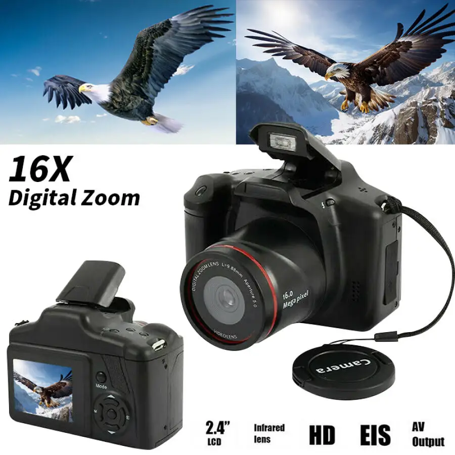Travel Video Accessories - 파티 여행용 4K 디지털 사진 카메라,