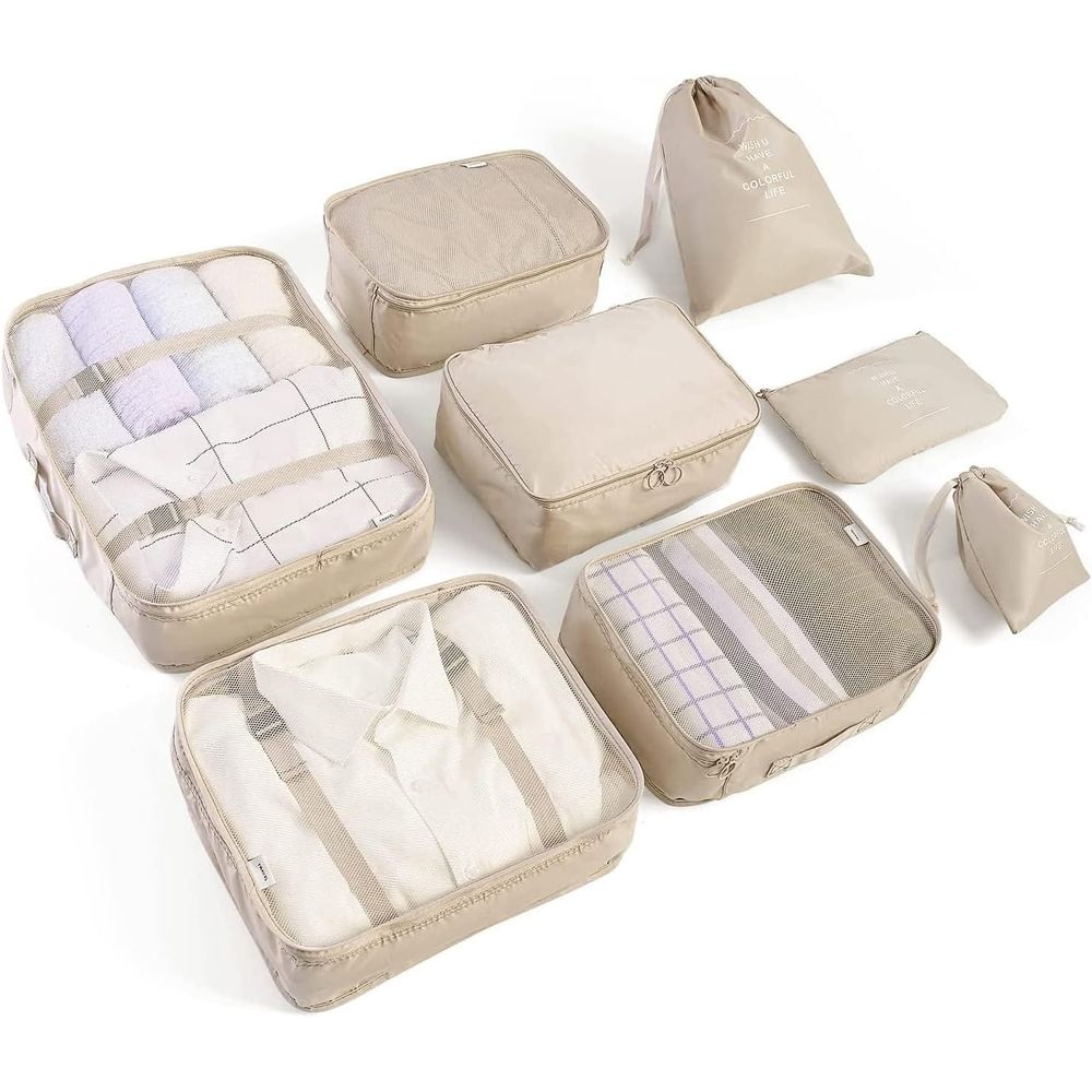 Travel Accessories Packing Cubes - 세트형 짐싸기 큐브 또는 여행용 가방