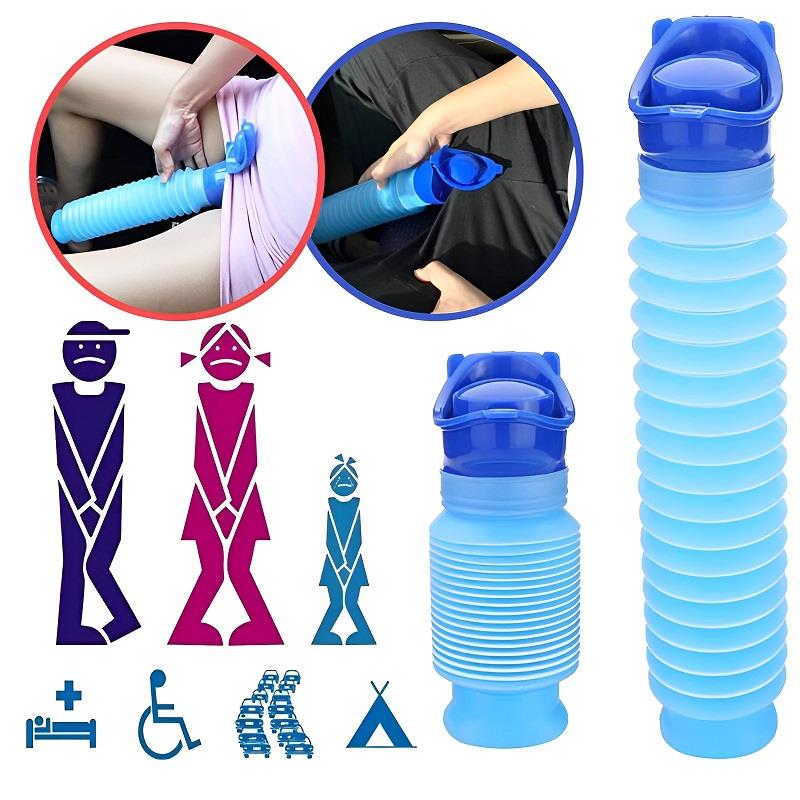 Travel Accessories With Kids - 휴대용 스탠딩 오줌병, 수축성 성인 소변기,