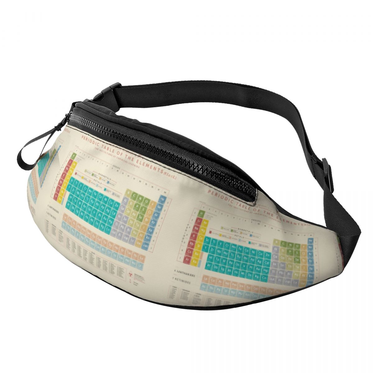 멋진 요소가 있는 주기율표 패니 팩 여행용 남성 여성  - Travel Accessories Pouch For Men 리뷰 및 가격