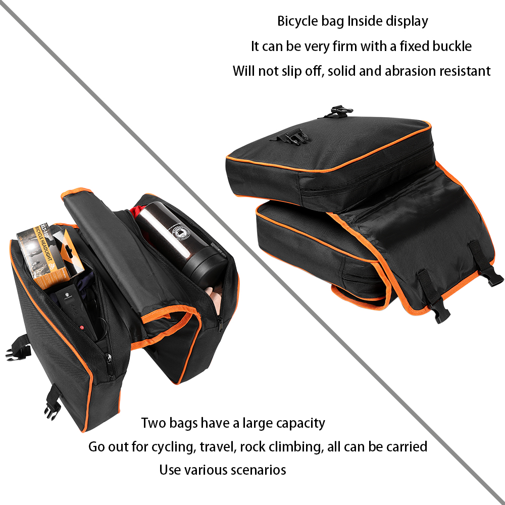 더블 사이드 여행 자전거 트렁크 가방 수하물 파니에 뒷 - Travel Accessories Packing Cubes 리뷰 및 가격