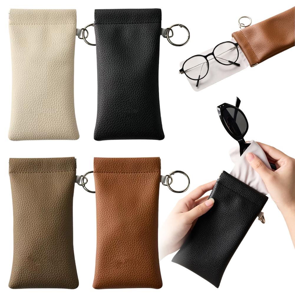 키링이 있는 선글라스 파우치 여성용 휴대용 부드러운 스 - Travel Accessories Pouch For Men 리뷰 및 가격