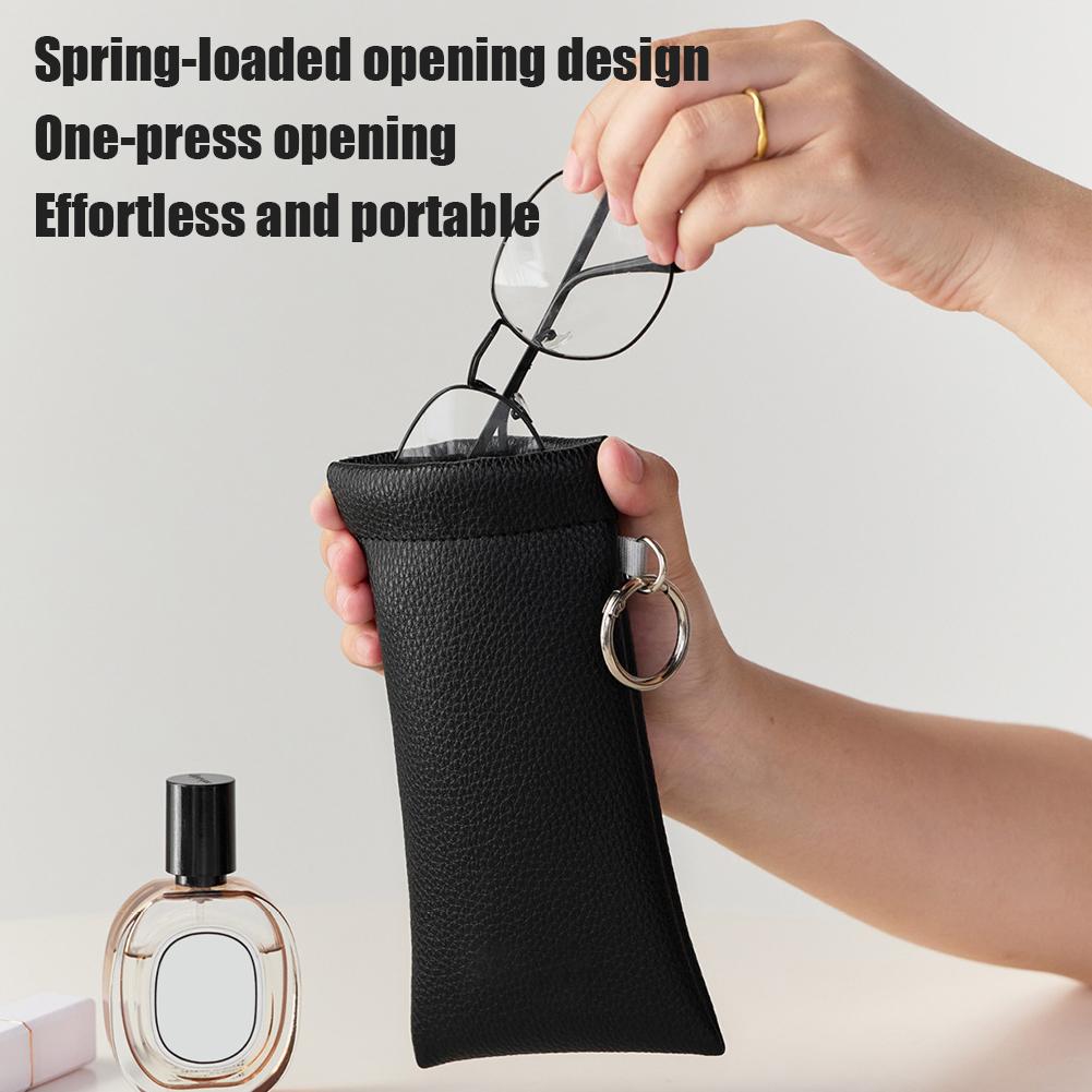 키링이 있는 선글라스 파우치 여성용 휴대용 부드러운 스 - Travel Accessories Pouch For Men 리뷰 및 가격