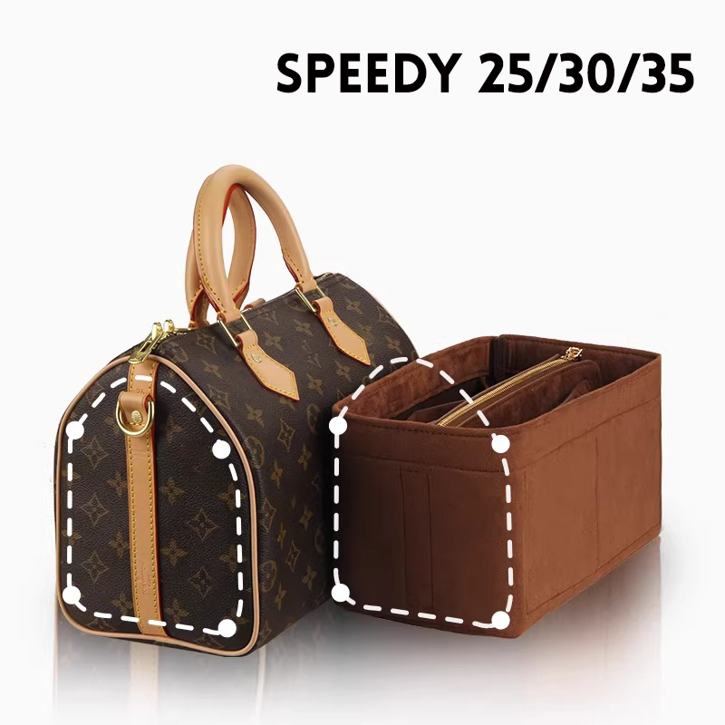 LV 스피디 25 30 35 플랩 핸드백용 펠트 인서트 - Travel Accessories Lv 리뷰 및 가격