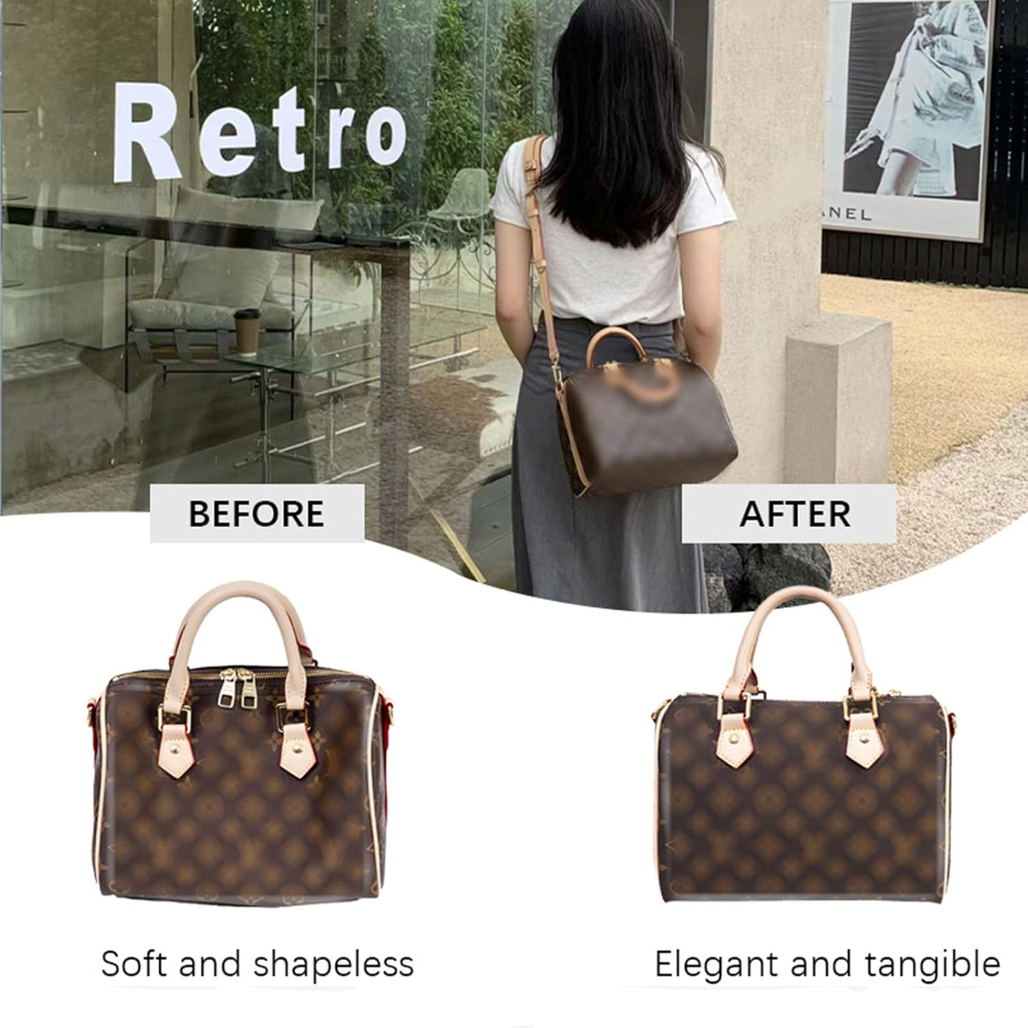 LV 스피디 25 30 35 플랩 핸드백용 펠트 인서트 - Travel Accessories Lv 리뷰 및 가격