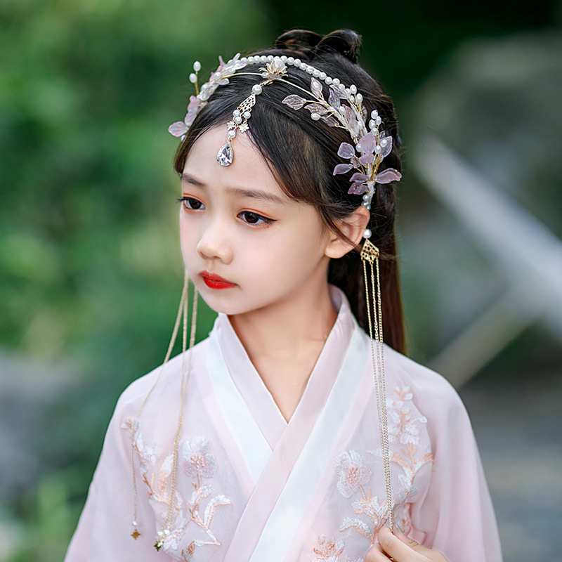 술 가짜 귀걸이 헤어 밴드 중국어 Hanfu 헤어 액세 - Travel Video Accessories 리뷰 및 가격