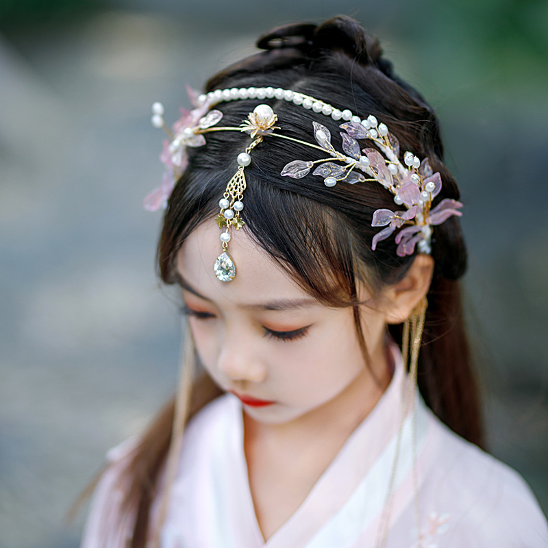술 가짜 귀걸이 헤어 밴드 중국어 Hanfu 헤어 액세 - Travel Video Accessories 리뷰 및 가격