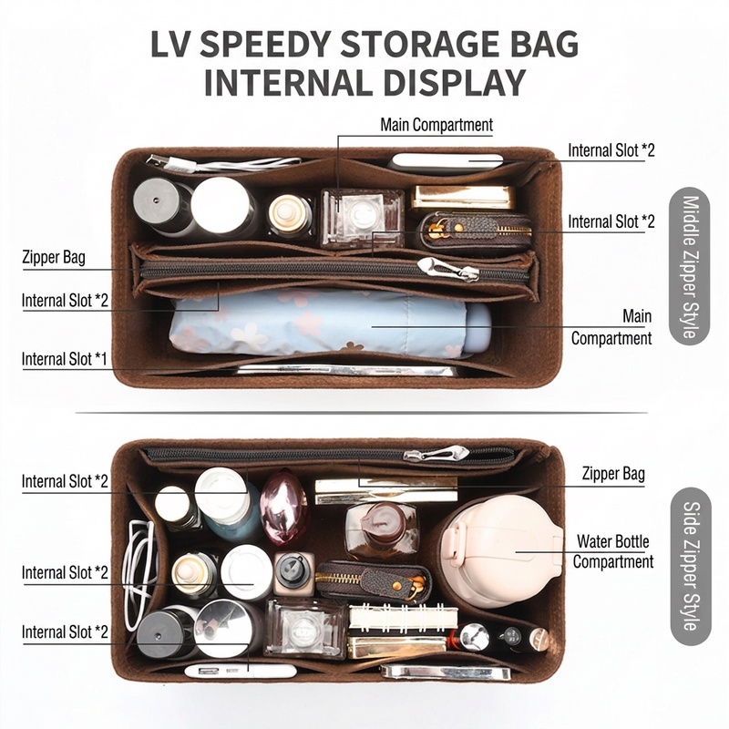 YU7 펠트 인서트 백 오거나이저 (LV 스피디 20  - Travel Accessories Lv 리뷰 및 가격