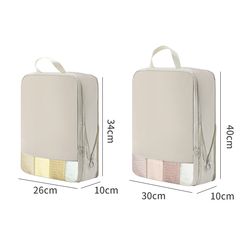 2pcs 세트 소프트 여행 주최자 보관 가방 가방 포장 - Travel Accessories Packing Cubes 리뷰 및 가격