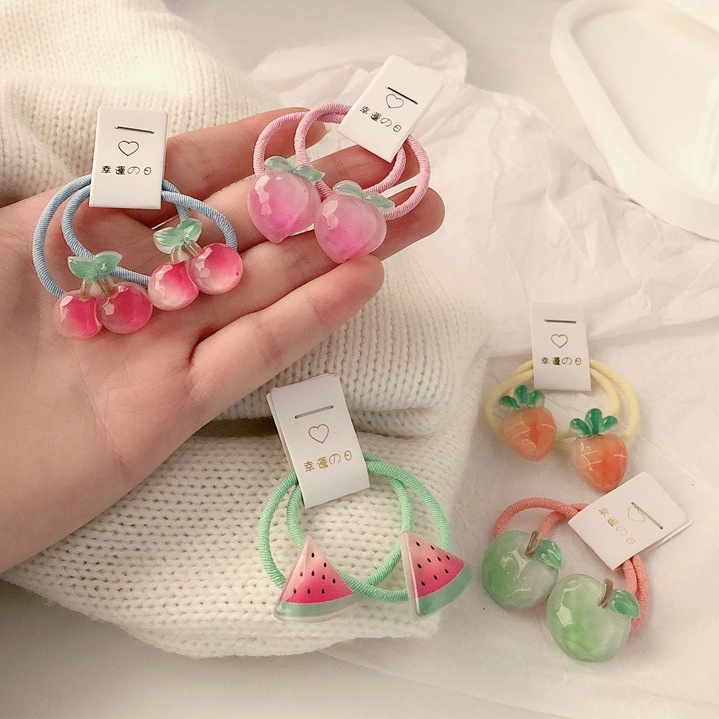 어린이 당근 머리끈 5쌍 미끄럼 방지 탄력 머리띠 소녀 - Travel Accessories With Kids 리뷰 및 가격
