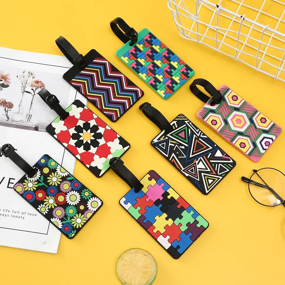 여행 가방 ID 주소 거치대 기하학적 수하물 태그, 실 - Travel Accessories Unique 리뷰 및 가격