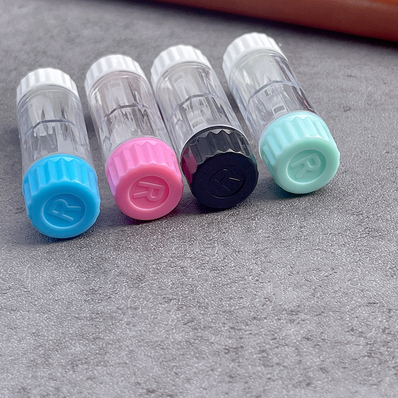 1PC 남여 투명 콘택트 렌즈 케이스 캔디 컬러 여행  - Travel Video Accessories 리뷰 및 가격