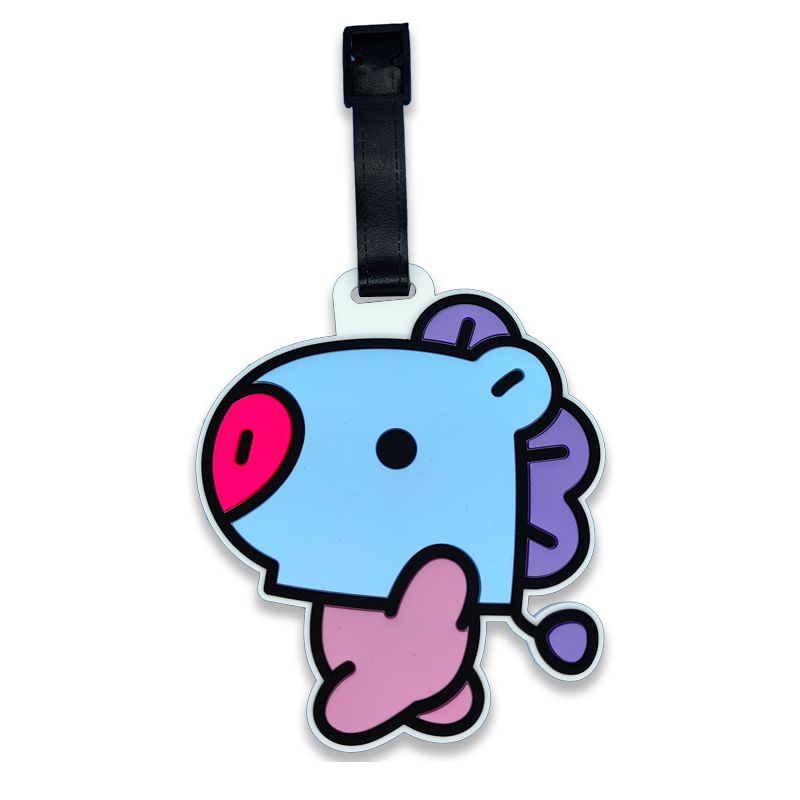 BT21 만화 귀여운 키체인 카와이 유니섹스 수하물 태 - Travel Accessories Unique 리뷰 및 가격