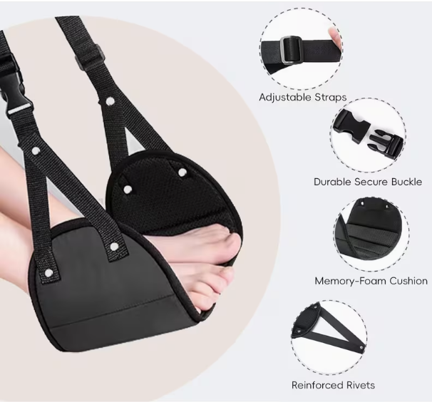 조절 가능한 발 받침대와 N 휴대용 발 해먹, 다리 지 - Travel Accessories For Long Haul Flights 리뷰 및 가격