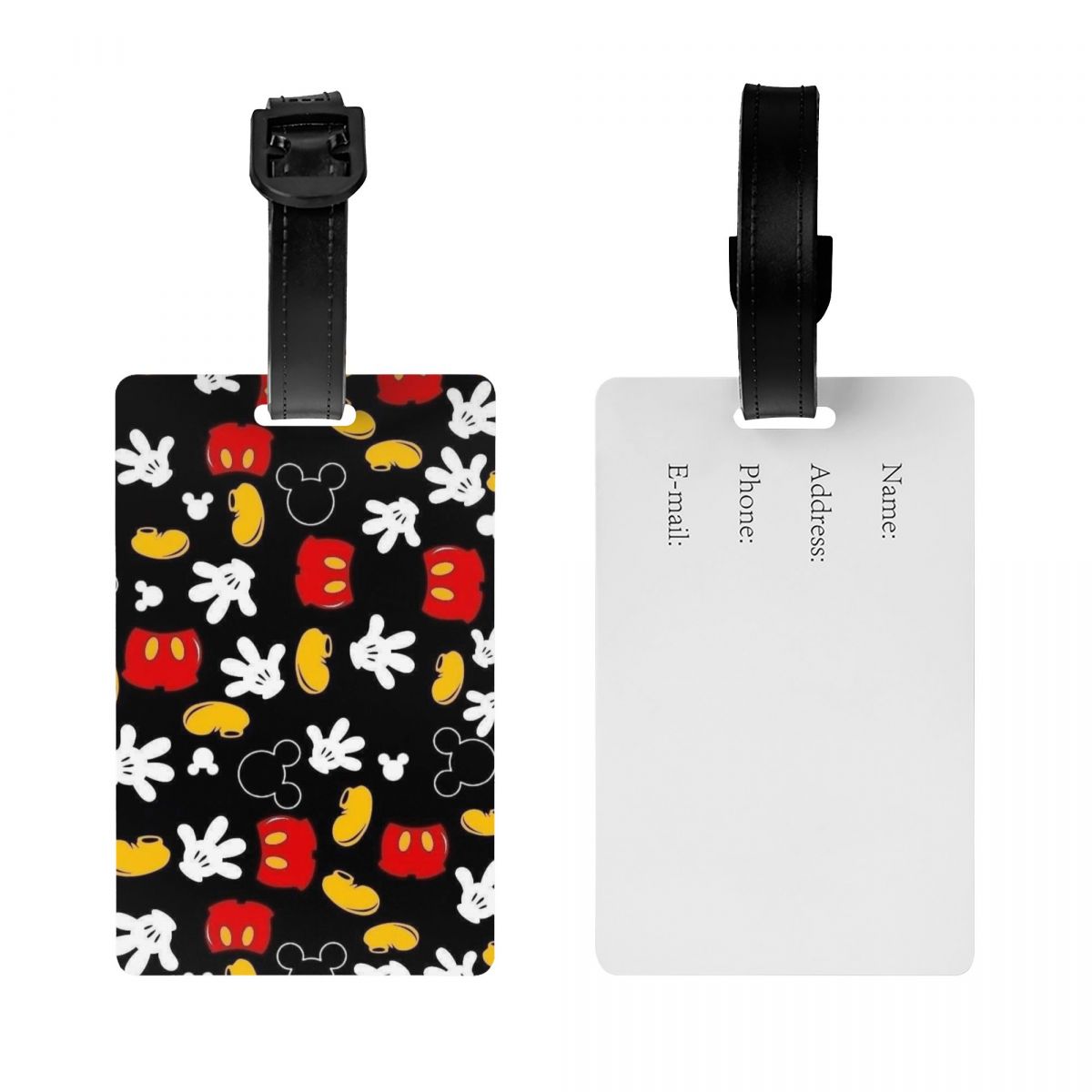 맞춤형 M-마우스 수하물 태그, 여행 가방용 패션 애니 - Travel Accessories Unique 리뷰 및 가격