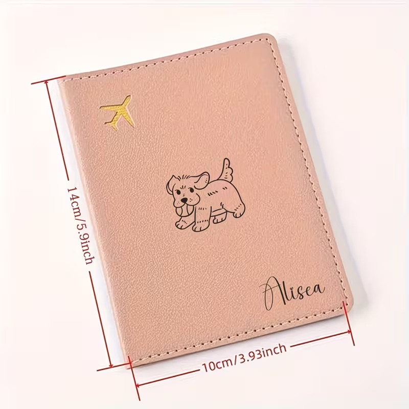 귀여운 개가 혀를 뻗은 디자인의 맞춤형 여권 커버, 여 - Travel Accessories Dog 리뷰 및 가격