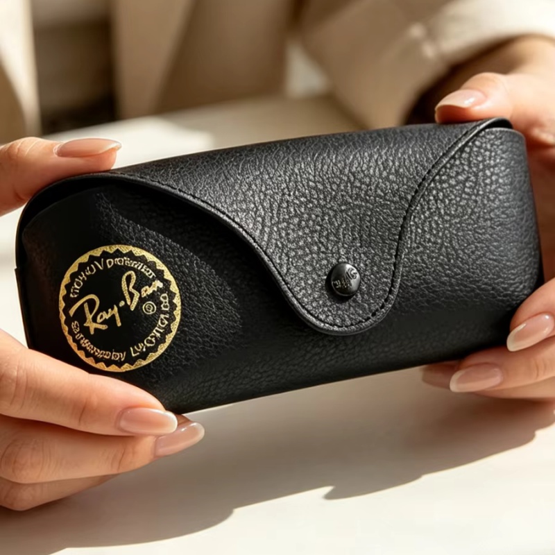 레이밴 가죽 선글라스 케이스 휴대용 스냅 파우치 안티  - Travel Accessories Pouch For Men 리뷰 및 가격