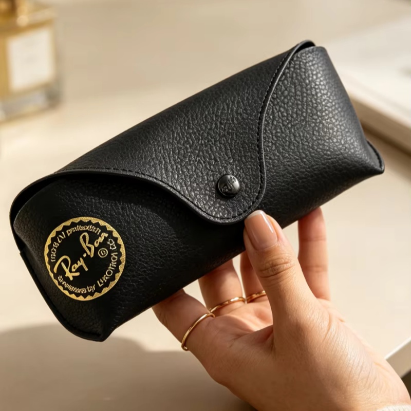 레이밴 가죽 선글라스 케이스 휴대용 스냅 파우치 안티  - Travel Accessories Pouch For Men 리뷰 및 가격