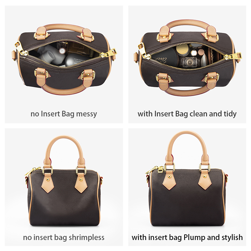 WUTA 펠트 삽입 가방 정리함, for LV spee - Travel Accessories Lv 리뷰 및 가격