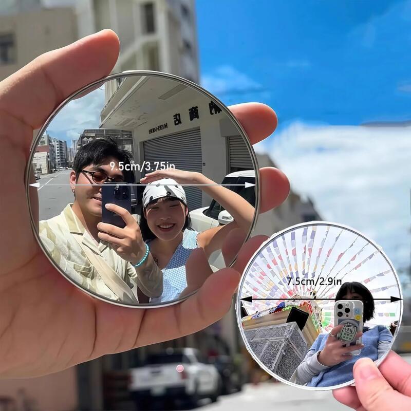 휴대용 셀카 거울, 휴대용 솔로 여행용 반사 볼록 거울 - Travel Video Accessories 리뷰 및 가격