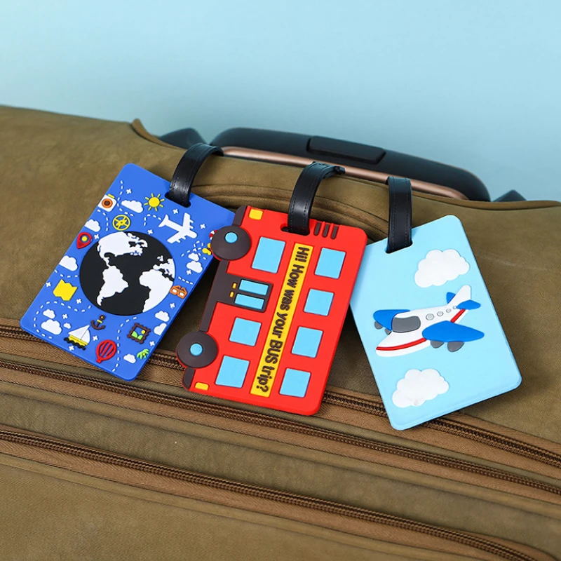 귀여운 만화 자동차 PVC 실리콘 수하물 태그 여행 수 - Travel Accessories Unique 리뷰 및 가격