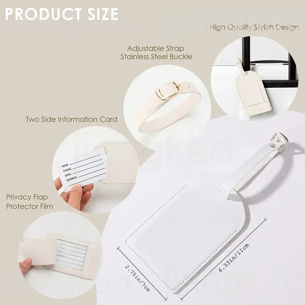 개인화 된 PU 수하물 태그 이름이있는 심장 편지 가방 - Travel Accessories Unique 리뷰 및 가격