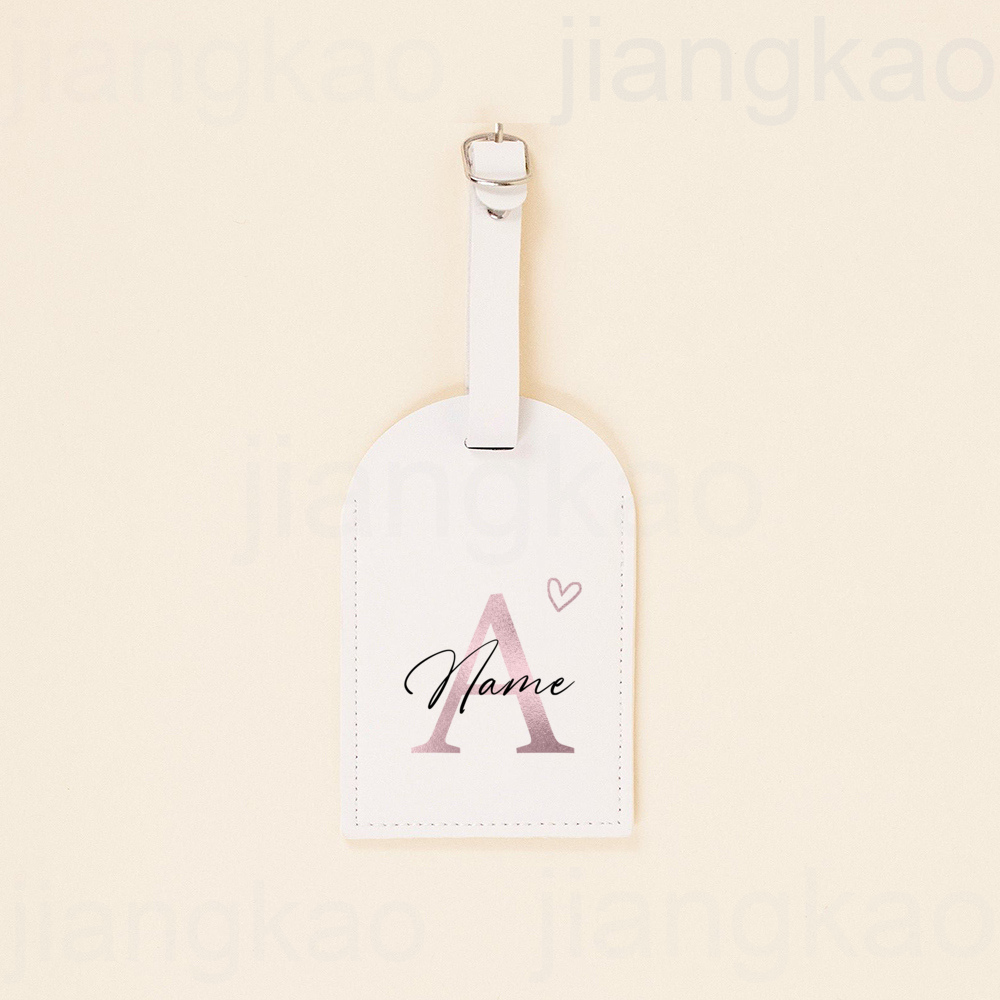 개인화 된 PU 수하물 태그 이름이있는 심장 편지 가방 - Travel Accessories Unique 리뷰 및 가격