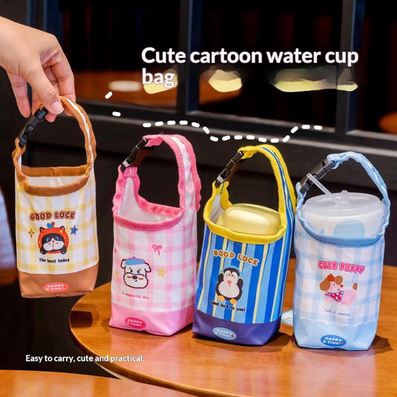 조정 가능한 버클 물병 캐리어 가방 만화 디자인 아기  - Travel Accessories For 3 Year Old 리뷰 및 가격