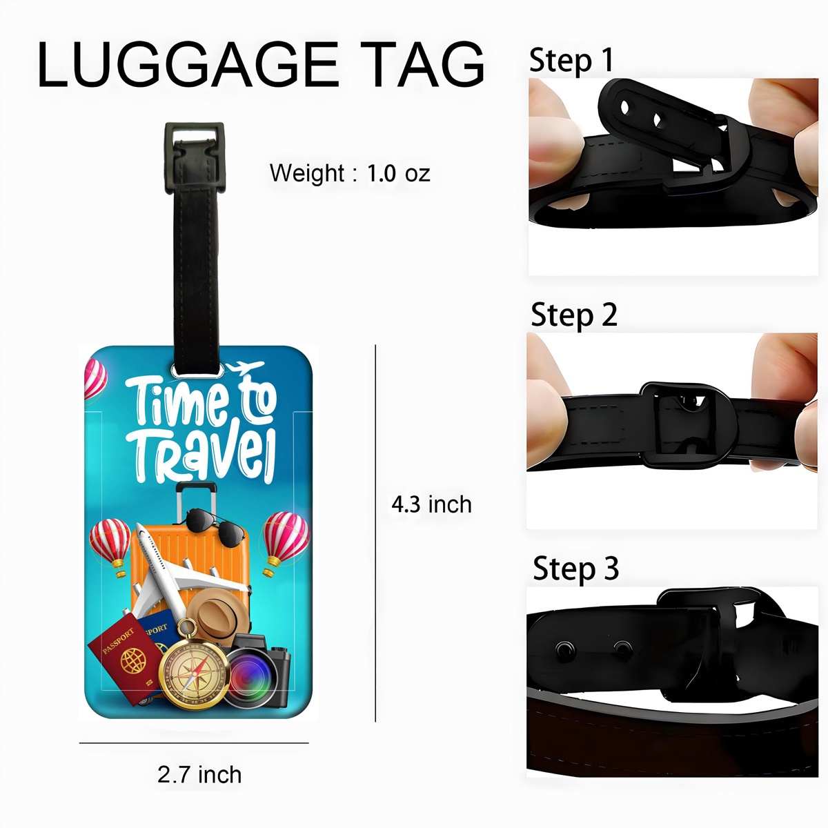여행 스타일 러기지 태그 남녀 공용 여행 가방 라벨 클 - Travel Accessories Unique 리뷰 및 가격