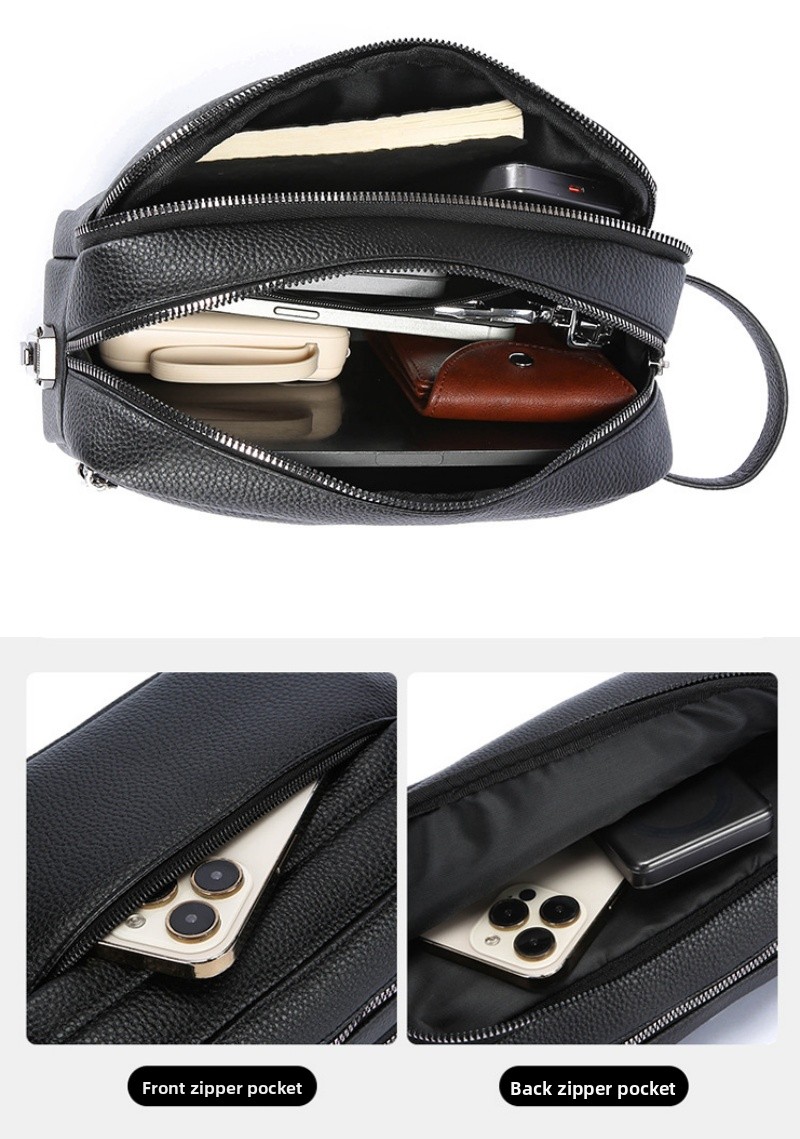 빈티지 남성용 핸드 클러치 백 대용량 손목 휴대용 파우 - Travel Accessories Pouch For Men 리뷰 및 가격