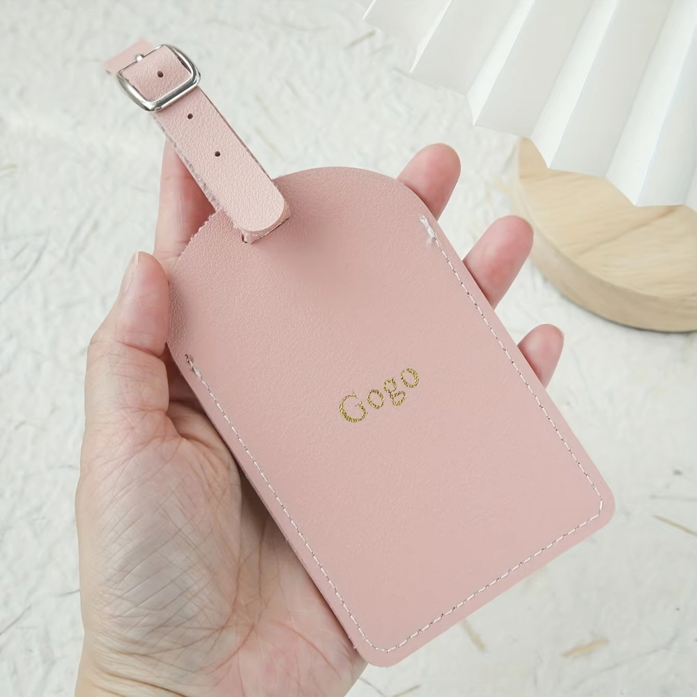 맞춤형 개인 이름 은색/금색 모노그램 비건 가죽 수하물 - Travel Accessories Unique 리뷰 및 가격
