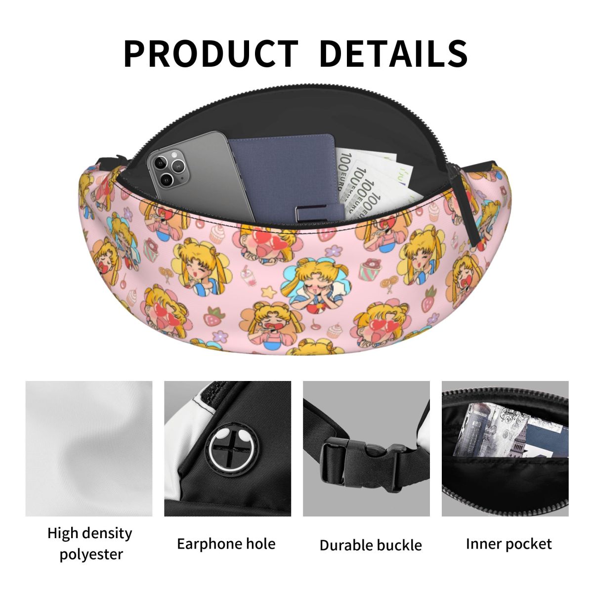 맞춤형 패션 S-Sailors M-Moons Manga - Travel Accessories Pouch For Men 리뷰 및 가격