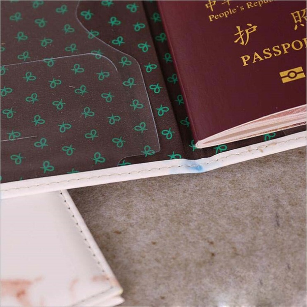 Pu 가죽 대리석 스타일 패션 여성 여권 커버, 여행  - Travel Accessories Pouch For Men 리뷰 및 가격