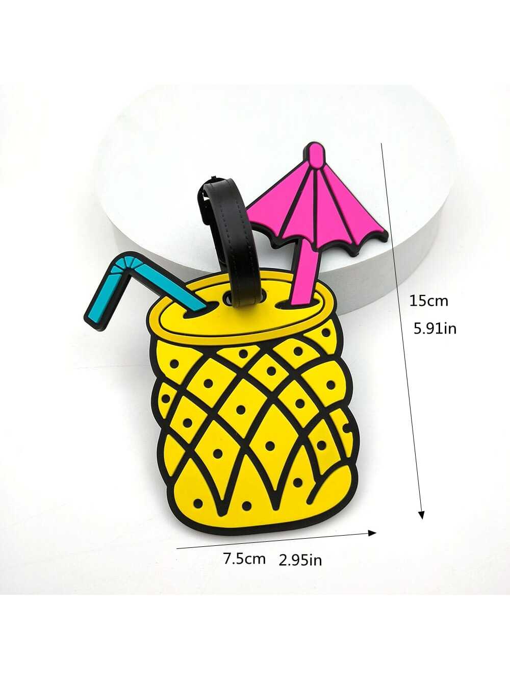 1PCS 여행 액세서리 가방 수하물 태그 귀여운 만화  - Travel Accessories Unique 리뷰 및 가격