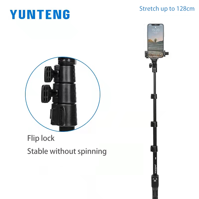 YUNTENG 1288 Selfie 스틱 Bluetoo - Travel Video Accessories 리뷰 및 가격